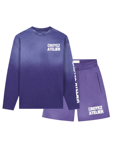 Croyez Sprayed Atelier Combi-Set - Dark Purple