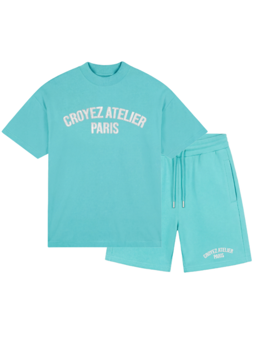 Croyez Croyez Heavyweight Atelier Combi-Set - Tiffany Blue
