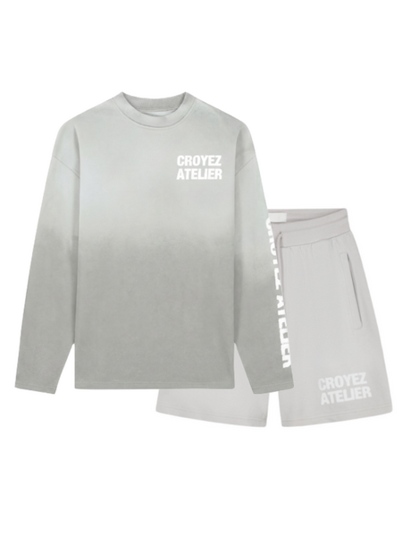 Croyez Sprayed Atelier Combi-Set - Light Grey