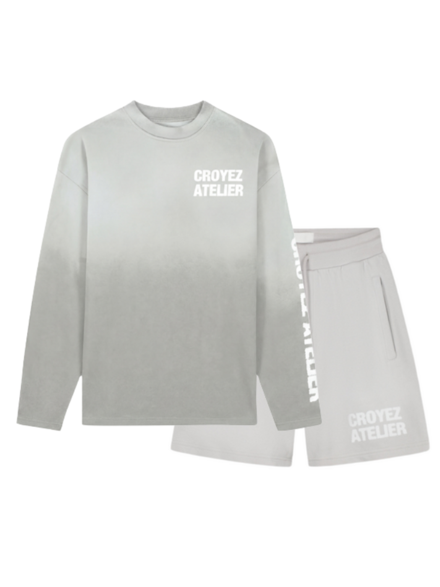 Croyez Croyez Sprayed Atelier Combi-Set - Light Grey