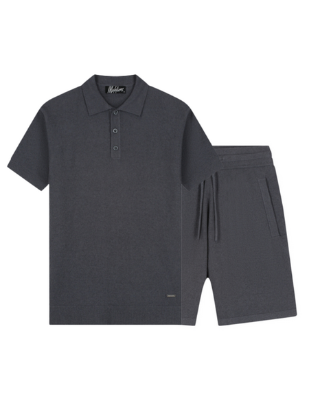 Malelions Bouclé Combi-Set - Antra Grey