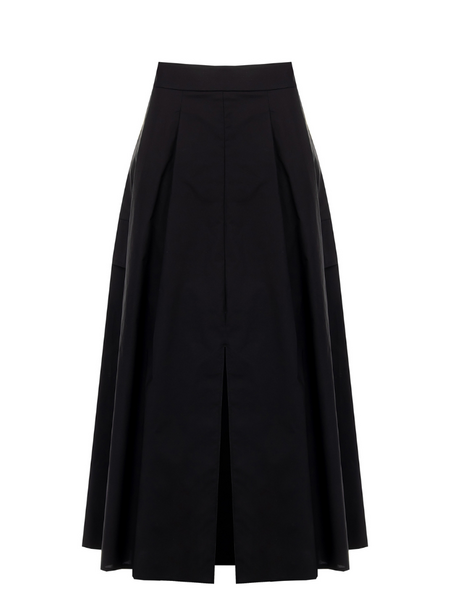 Rinascimento Rinascimento Gonna Piegoni Tela Skirt - Nero