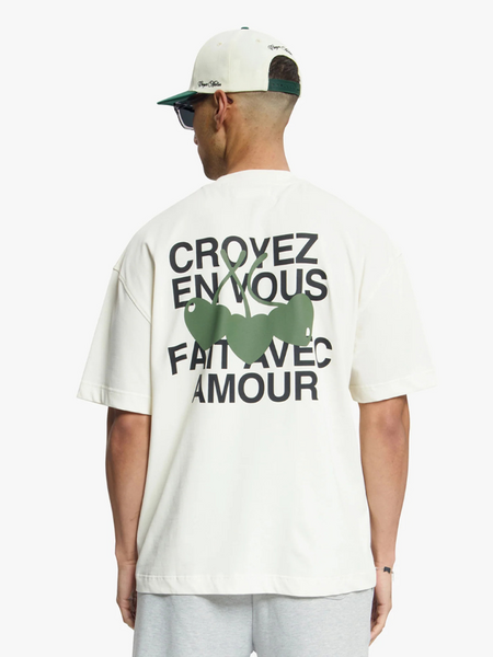 Croyez Amour T-Shirt - Off-White