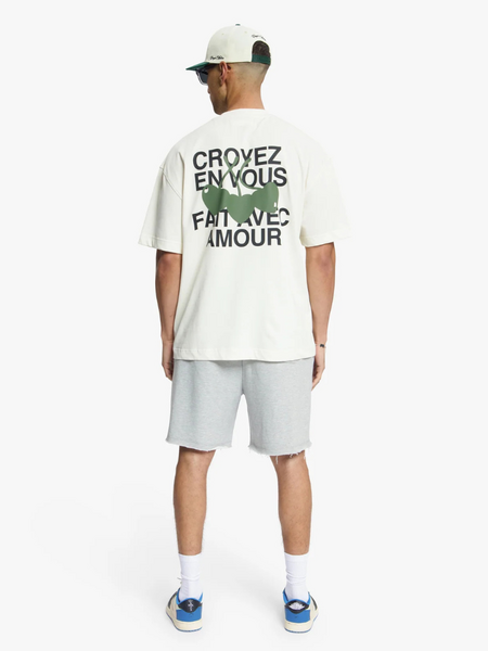 Croyez Croyez Amour T-Shirt - Off-White