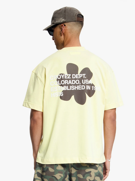 Croyez Silhouette T-Shirt - Butter Yellow