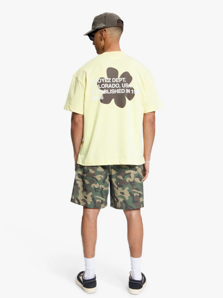 Croyez Croyez Silhouette T-Shirt - Butter Yellow