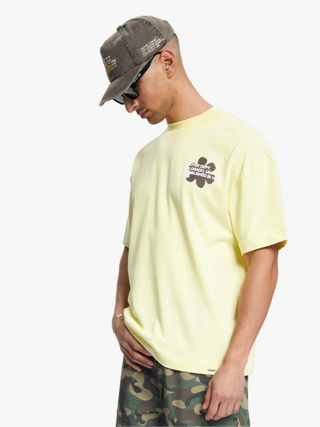Croyez Croyez Silhouette T-Shirt - Butter Yellow