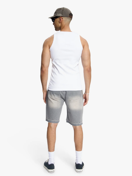 Croyez Croyez Ribbed Tank Top - White