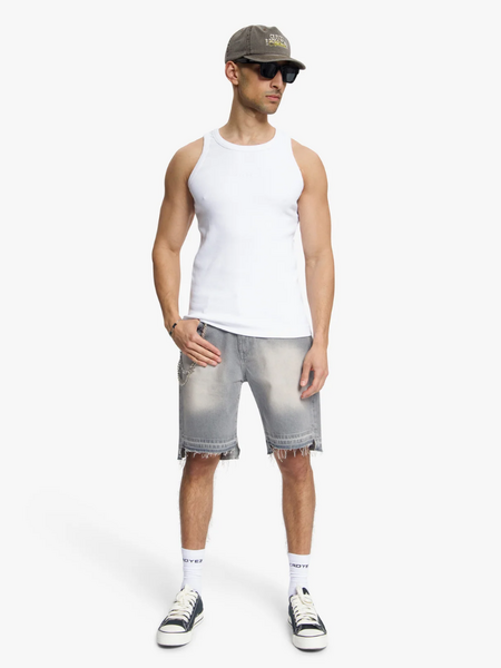 Croyez Croyez Ribbed Tank Top - White