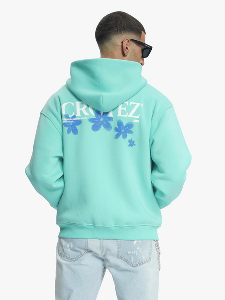 Croyez Botanique Zip Hoodie - Tiffany Blue