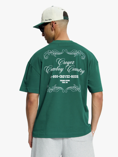 Croyez Country T-Shirt - Forest Green