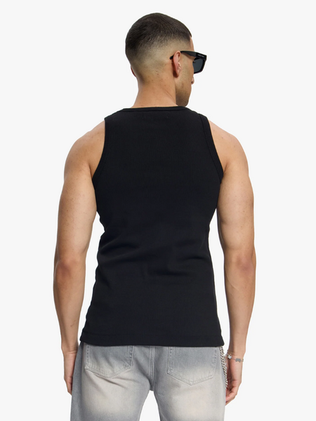 Croyez Croyez Ribbed Tank Top - Black
