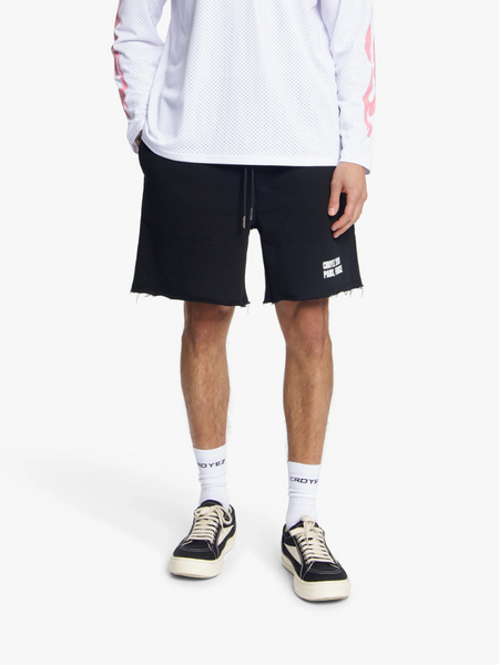 Croyez Relaxed Paris Shorts - Black