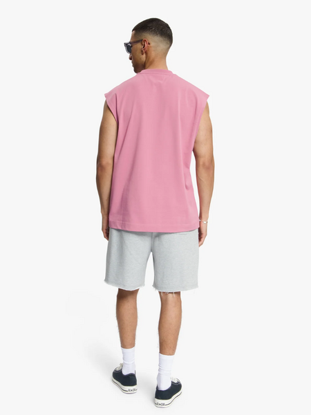 Croyez Cutout Heart Sleeveless T-Shirt - Mauve Croyez Croyez Cutout Heart Sleeveless T-Shirt - Mauve