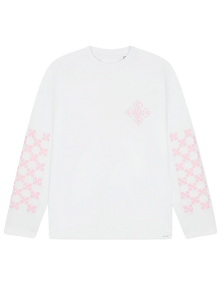 Croyez Croyez Cross Longsleeve - White/Pink