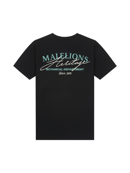 Malelions Kids Heritage T-Shirt - Black
