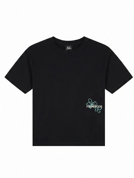 Malelions Malelions Kids Relaxed Botanical T- Shirt - Black