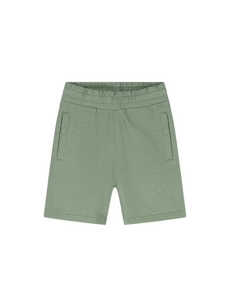 Malelions Malelions Kids Slub Structure Shorts - Sage Green