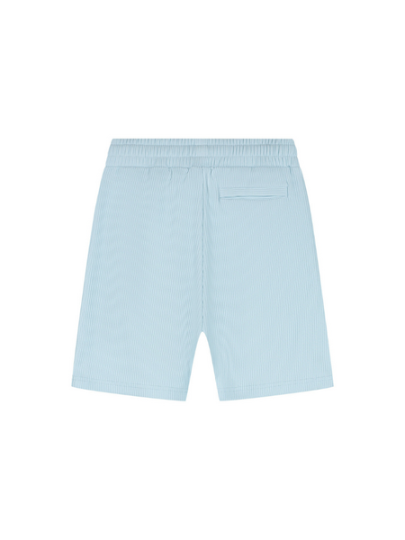 Malelions Malelions Kids Horizon Ribbed Shorts - Light Blue