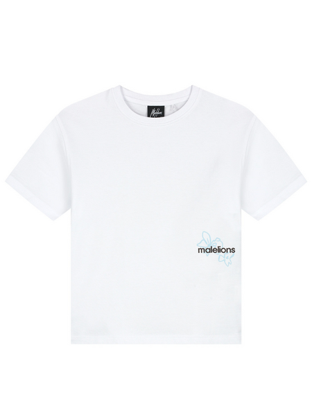 Malelions Malelions Kids Relaxed Botanical T- Shirt - White