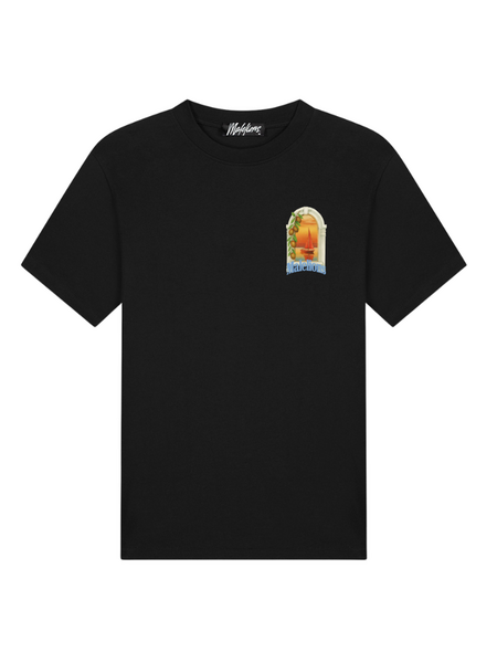 Malelions Malelions Yacht Window T-Shirt - Black