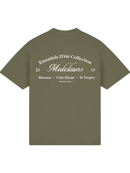 Malelions Malelions Marina T-Shirt - Dark Sage