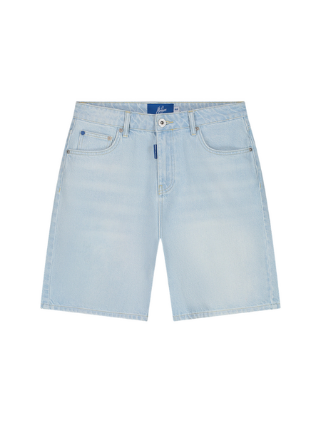Malelions Malelions Straight Fit Denim Short - Light Blue