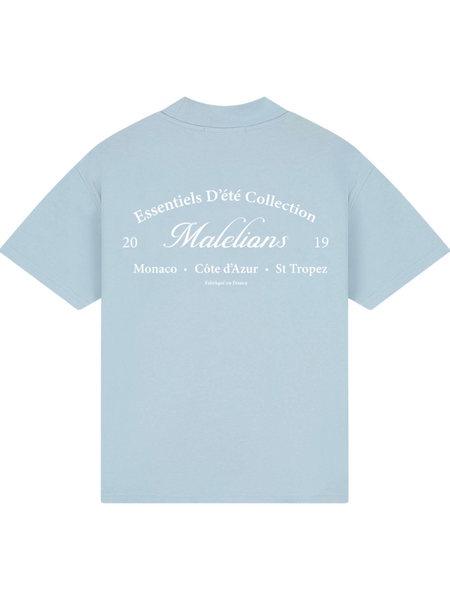 Malelions Malelions Marina T-Shirt - Vista Blue