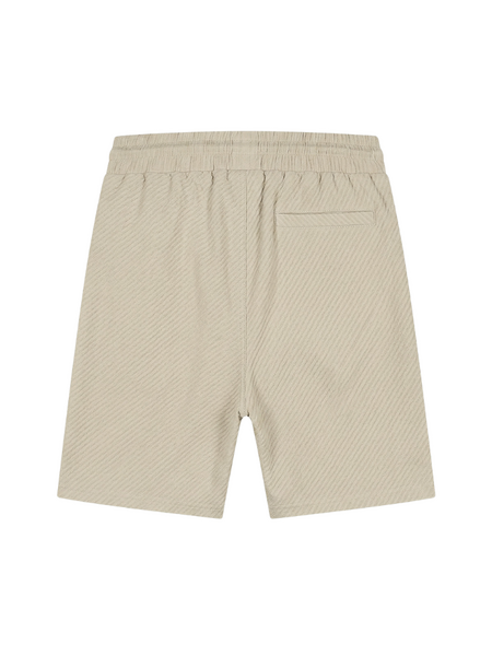 Malelions Malelions Diagonal Seersucker Shorts - Light Beige
