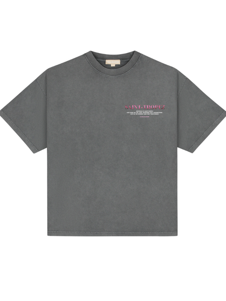 Malelions Malelions Women Saint-Tropez Oversized T-Shirt - Acid Wash