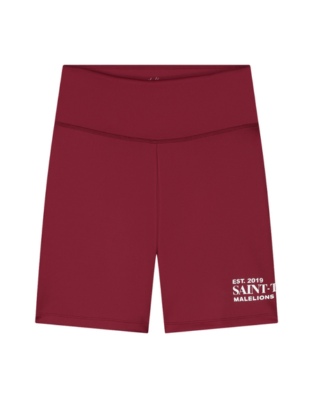 Malelions Malelions Women Saint-Tropez Biker Short - Bordeaux