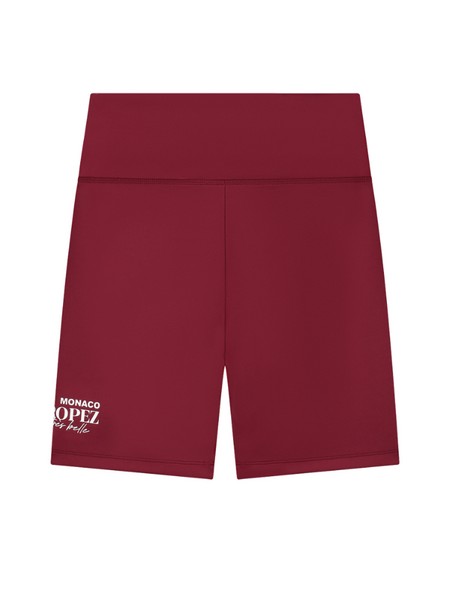 Malelions Malelions Women Saint-Tropez Biker Short - Bordeaux