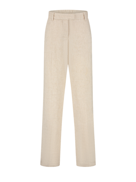 Malelions Malelions Women Linen Emblem Pantalon - Beige
