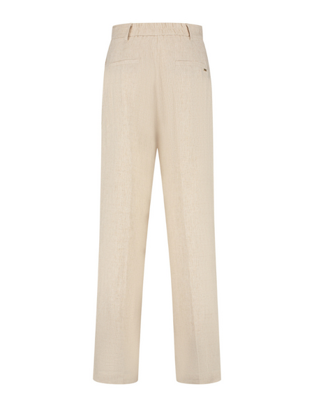 Malelions Malelions Women Linen Emblem Pantalon - Beige