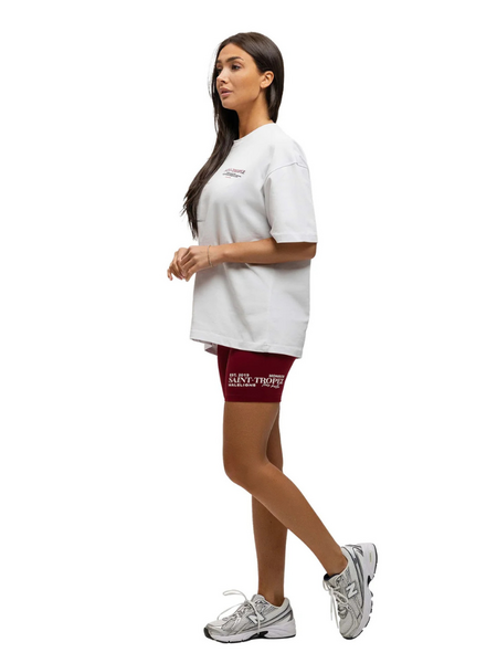 Malelions Malelions Women Saint-Tropez Biker Short - Bordeaux