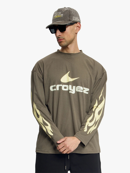 Croyez Croyez Service Dept Longsleeve - Washed Brown