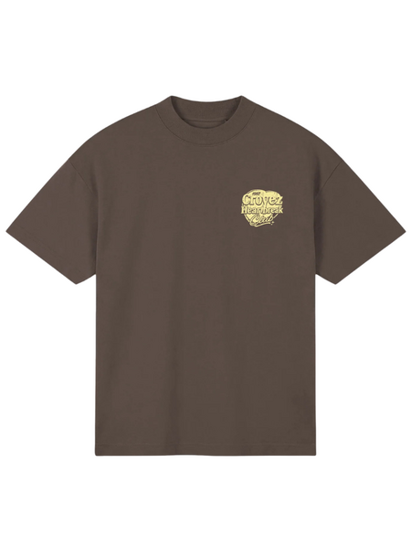 Croyez Croyez Heartbreak Club T-Shirt - Washed Brown