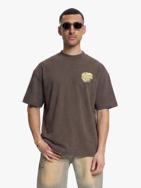 Croyez Croyez Heartbreak Club T-Shirt - Washed Brown
