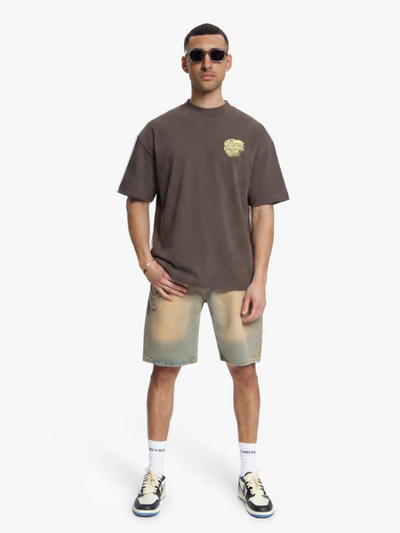 Croyez Croyez Heartbreak Club T-Shirt - Washed Brown