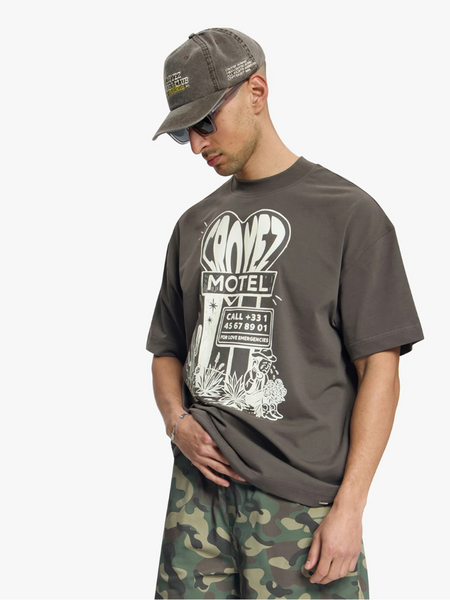 Croyez Croyez Motel T-Shirt - Washed Brown