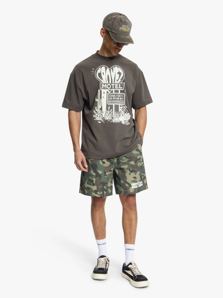 Croyez Croyez Motel T-Shirt - Washed Brown