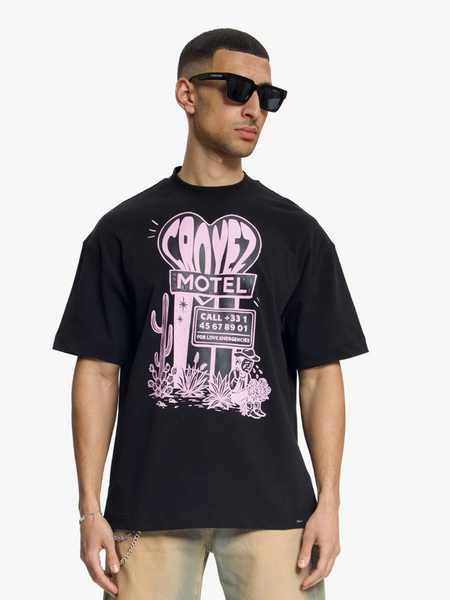 Croyez Croyez Motel T-Shirt - Black