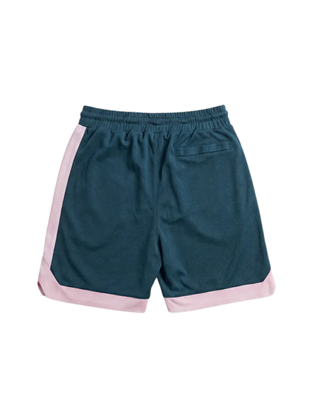 Croyez Croyez Women Jersey Sport Shorts - Dark Teal/Pink