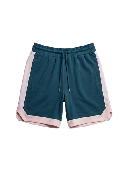 Croyez Croyez Women Jersey Sport Shorts - Dark Teal/Pink