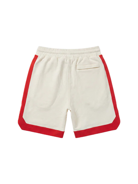 Croyez Croyez Women Jersey Sport Shorts - Off-White/Red