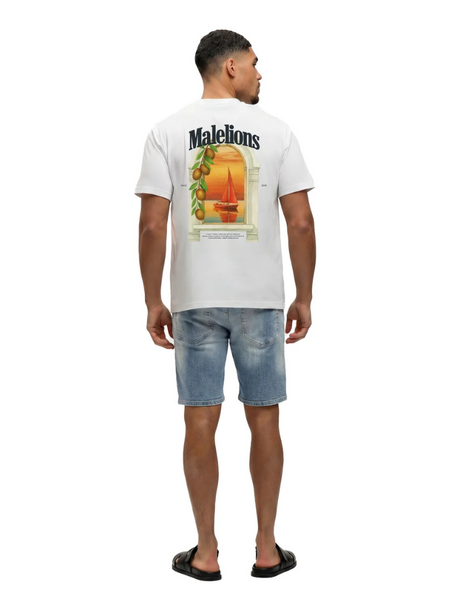 Malelions Malelions Yacht Window T-Shirt - White