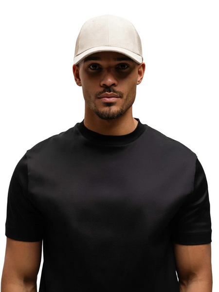 Malelions Malelions Suede Trucker Cap - Light Beige