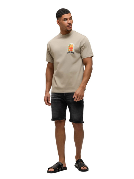 Malelions Malelions Yacht Window T-Shirt - Taupe