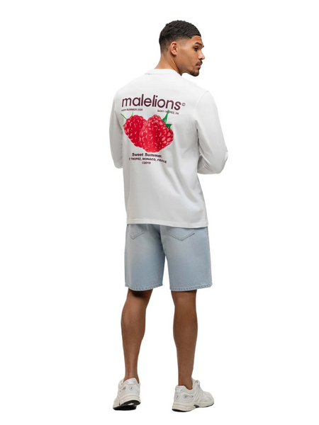 Malelions Malelions Straight Fit Denim Short - Light Blue