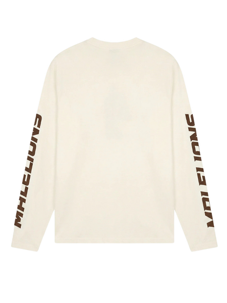Malelions Malelions Motocross Longsleeve T-Shirt - Off-White